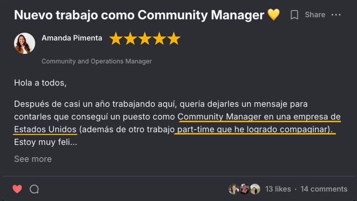 Testimonio de alumna de Talma Academy